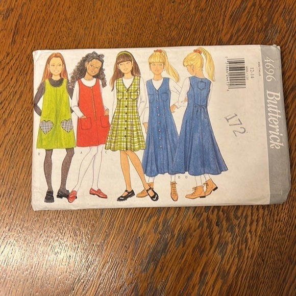 Vintage Sewing Patterns Bundle (7) Preteen/Teen various sizes  not used - Picture 7 of 8